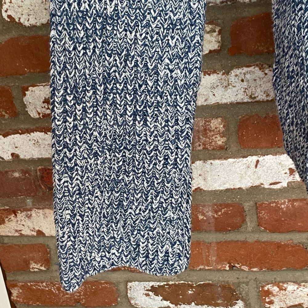 Caslon Shaker Mock Neck Sweater Blue Size XS - Picture 5 of 10